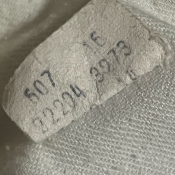 Vtg 70s Levis Fresh Produce Wide Straight Leg Tan White Tab Cropped Jeans 32x26 - Picture 7 of 8